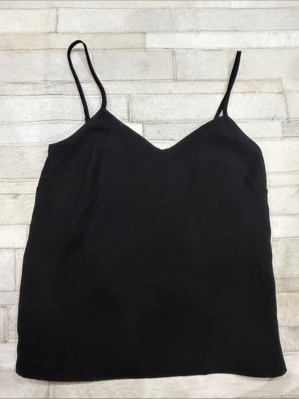 Banana Republic Black V-Neck Spaghetti Strap Cami